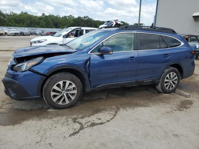 4S4BTADCXM3157836 - 2021 SUBARU OUTBACK PREMIUM BLUE photo 1