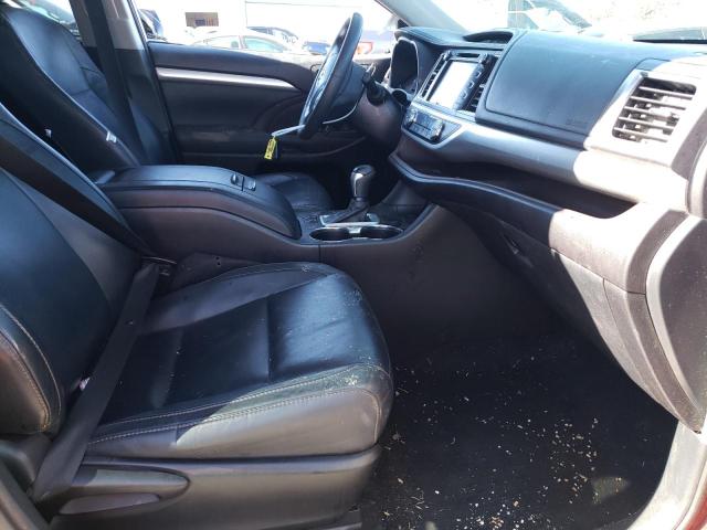 5TDJKRFH2FS210248 - 2015 TOYOTA HIGHLANDER XLE RED photo 5