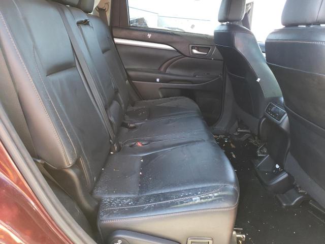 5TDJKRFH2FS210248 - 2015 TOYOTA HIGHLANDER XLE RED photo 6