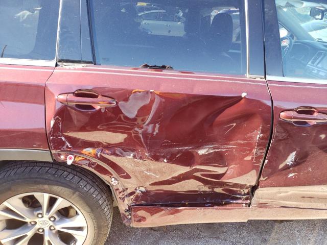 5TDJKRFH2FS210248 - 2015 TOYOTA HIGHLANDER XLE RED photo 9