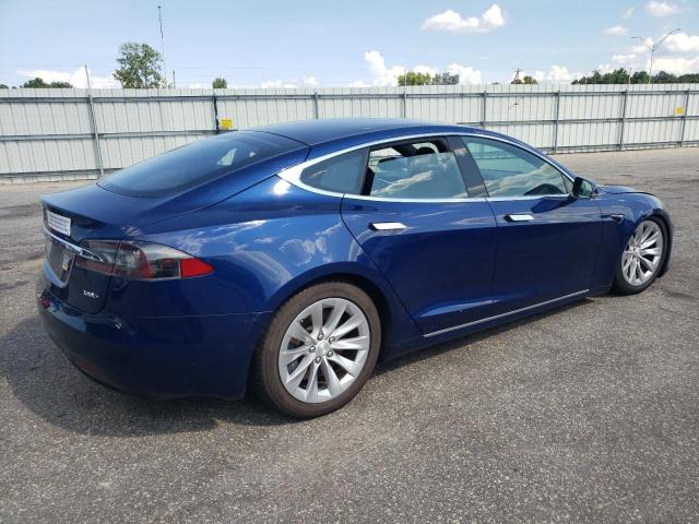 5YJSA1E24HF209907 - 2017 TESLA MODEL S 蓝色 照片 3