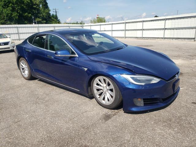 5YJSA1E24HF209907 - 2017 TESLA MODEL S 蓝色 照片 4