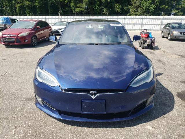 5YJSA1E24HF209907 - 2017 TESLA MODEL S 蓝色 照片 5