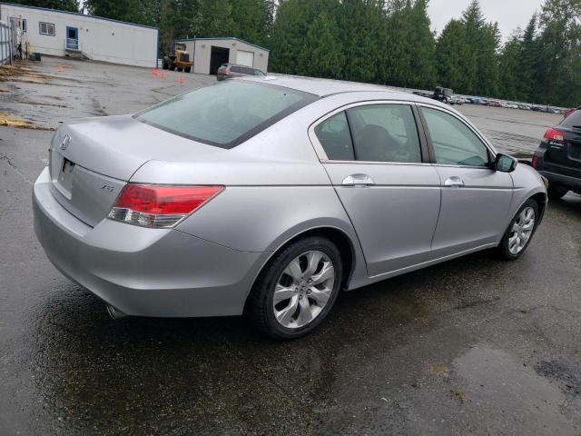 1HGCP36868A021434 - 2008 HONDA ACCORD EXL SILVER photo 3