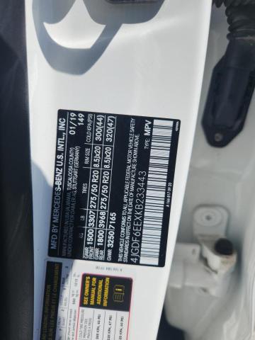 4JGDF6EEXKB233443 - 2019 MERCEDES-BENZ GLS 450 4MATIC WHITE photo 14