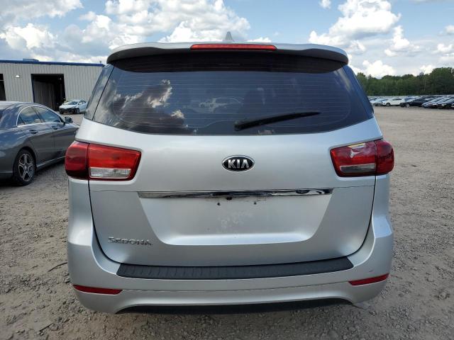 KNDMA5C16G6173075 - 2016 KIA SEDONA L SILVER photo 6