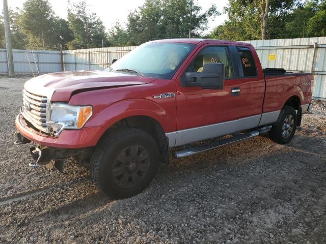 1FTFX1EV0AFA57023 - 2010 FORD F150 SUPER CAB RED photo 1