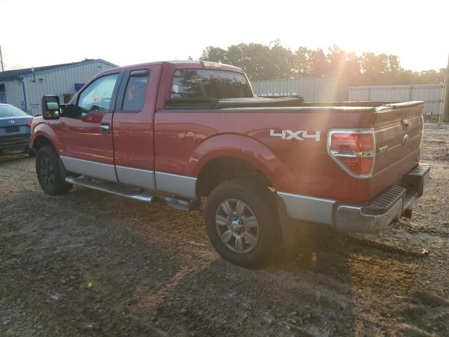 1FTFX1EV0AFA57023 - 2010 FORD F150 SUPER CAB RED photo 2