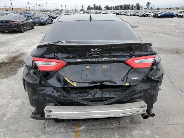 4T1G11AK9LU863714 - 2020 TOYOTA CAMRY SE BLACK photo 6
