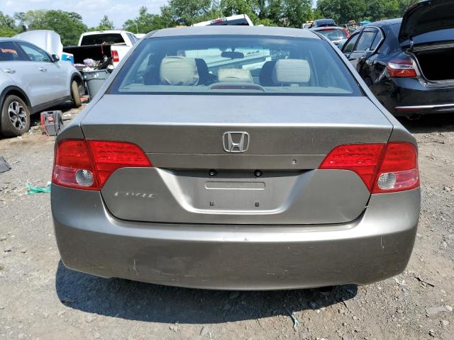 2HGFA16806H523616 - 2006 HONDA CIVIC EX GRAY photo 6