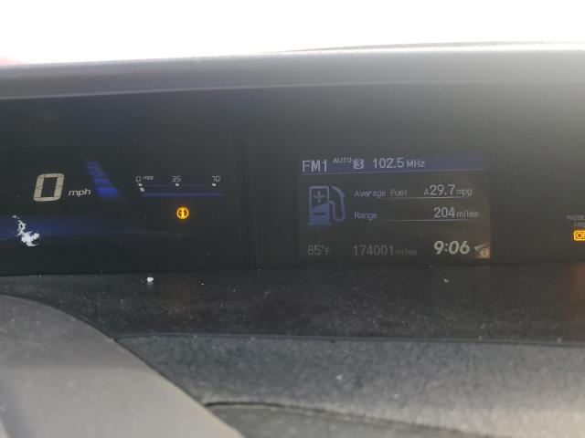 2HGFG3B8XCH542122 - 2012 HONDA CIVIC EX RED photo 9