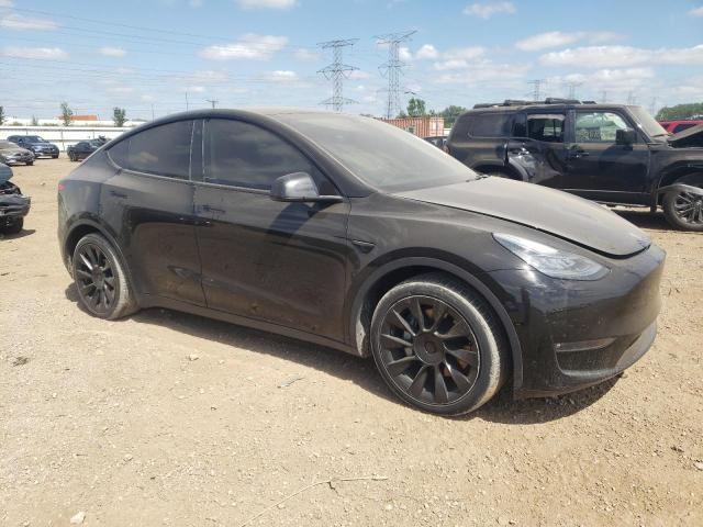 5YJYGDEE0MF107955 - 2021 TESLA MODEL Y 黑色 照片 4