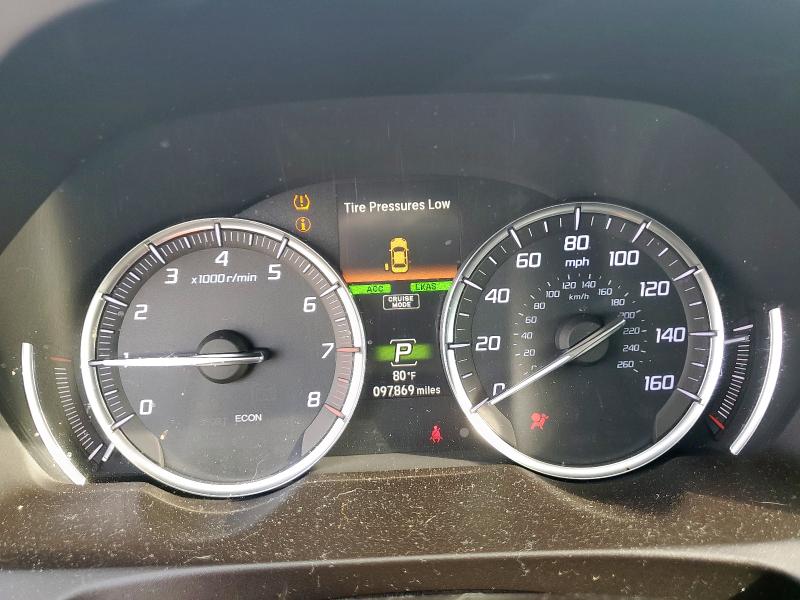 19UUB1F50KA010353 - 2019 ACURA TLX TECHNOLOGY BLACK photo 9