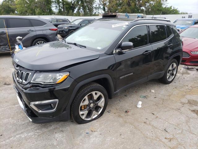 3C4NJDCB3JT396324 - 2018 JEEP COMPASS LIMITED BLACK photo 1