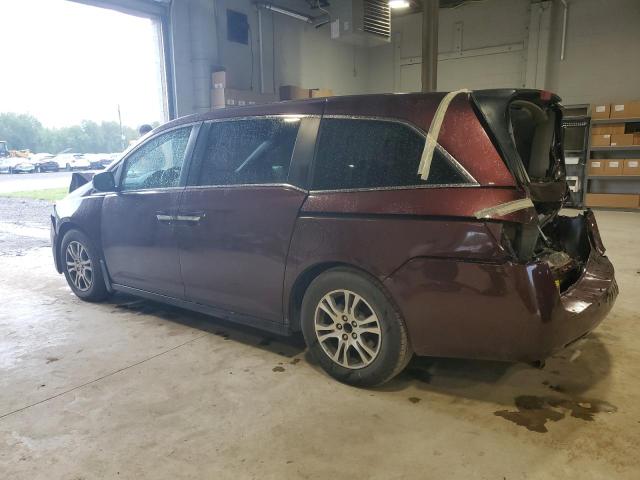 5FNRL5H67CB509531 - 2012 HONDA ODYSSEY EXL ბურგუნდია ფოტო 2