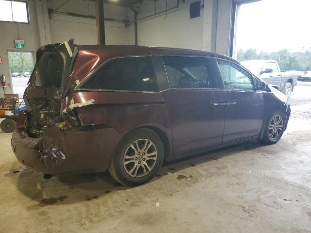 5FNRL5H67CB509531 - 2012 HONDA ODYSSEY EXL ბურგუნდია ფოტო 3