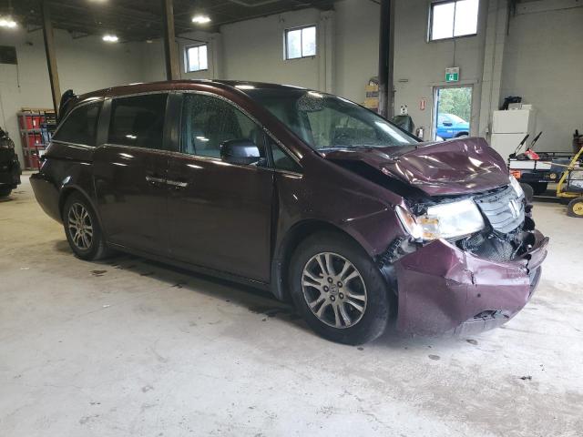 5FNRL5H67CB509531 - 2012 HONDA ODYSSEY EXL ბურგუნდია ფოტო 4