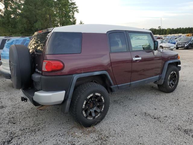 JTEBU11F470086361 - 2007 TOYOTA FJ CRUISER BURGUNDY photo 3