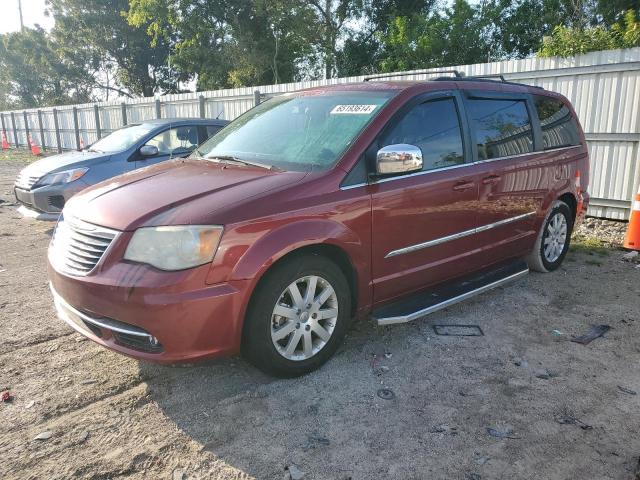 2A4RR8DG9BR716028 - 2011 CHRYSLER TOWN & COU TOURING L RED photo 1