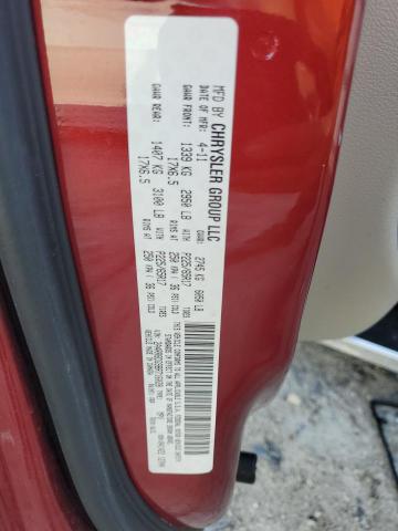 2A4RR8DG9BR716028 - 2011 CHRYSLER TOWN & COU TOURING L RED photo 13