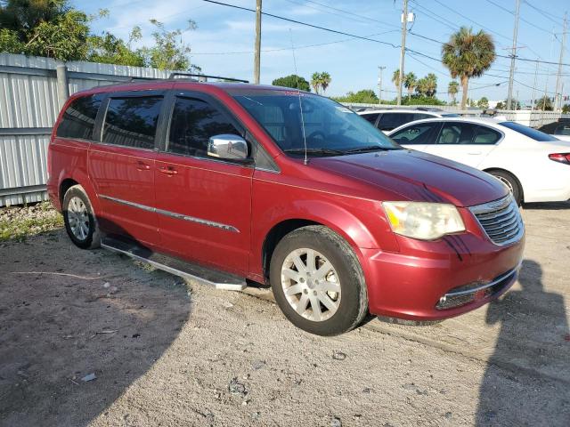 2A4RR8DG9BR716028 - 2011 CHRYSLER TOWN & COU TOURING L RED photo 4