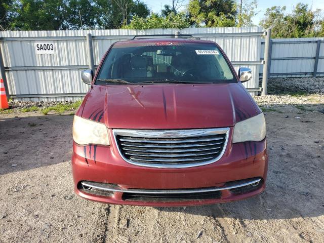 2A4RR8DG9BR716028 - 2011 CHRYSLER TOWN & COU TOURING L RED photo 5