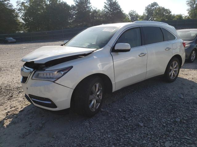 5FRYD4H91GB022469 - 2016 ACURA MDX ADVANCE WHITE photo 1