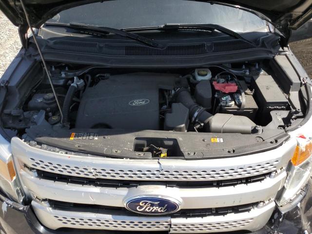 1FM5K8D89EGB50942 - 2014 FORD EXPLORER XLT BLACK photo 12