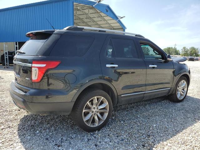 1FM5K8D89EGB50942 - 2014 FORD EXPLORER XLT BLACK photo 3