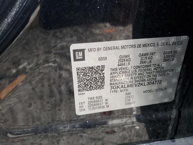 3GKALMEV2KL304772 - 2019 GMC TERRAIN SLE BLACK photo 13