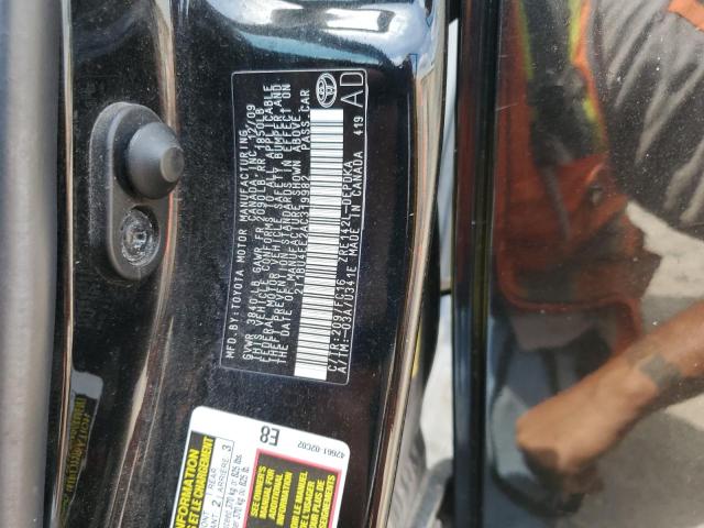 2T1BU4EE2AC319982 - 2010 TOYOTA COROLLA BASE Czarny zdjęcie 13