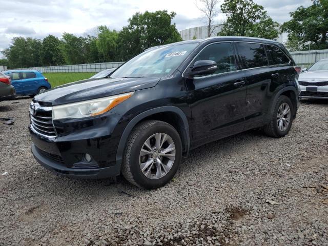 5TDJKRFH2ES048863 - 2014 TOYOTA HIGHLANDER XLE შავი ფოტო 1