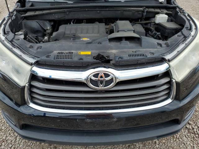 5TDJKRFH2ES048863 - 2014 TOYOTA HIGHLANDER XLE შავი ფოტო 12