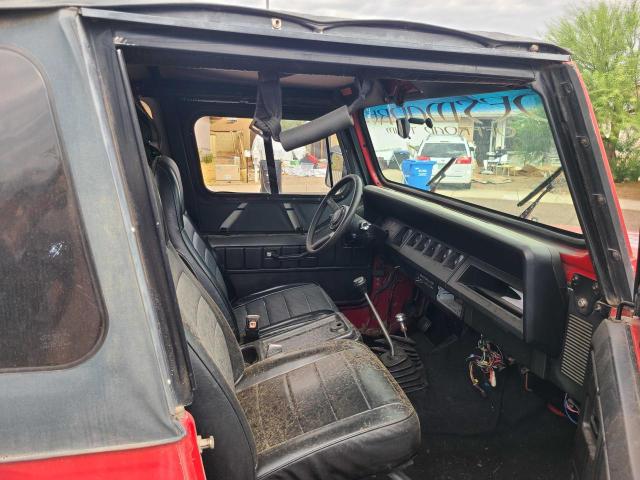 2BCCL81J9HB513673 - 1987 JEEP WRANGLER RED photo 5