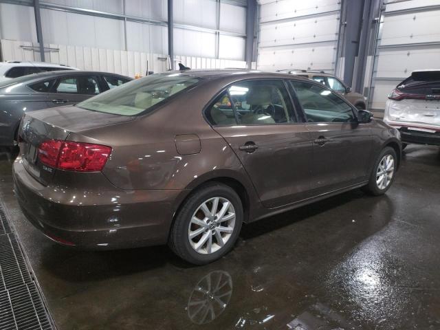 3VWDX7AJ5BM319002 - 2011 VOLKSWAGEN JETTA SE BROWN photo 3