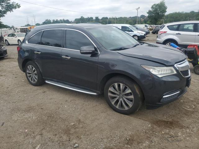 5FRYD4H4XGB030672 - 2016 ACURA MDX TECHNOLOGY Մոխրագույն լուսանկար 4
