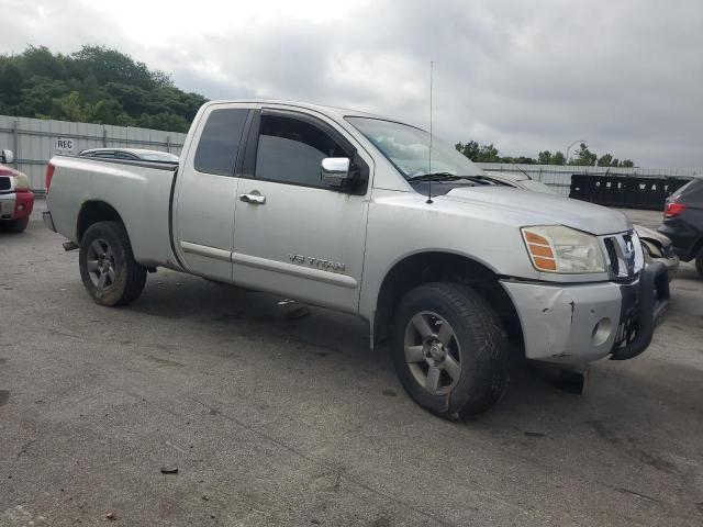 1N6AA06B35N508884 - 2005 NISSAN TITAN XE SILVER photo 4