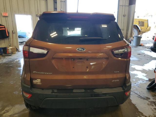 MAJ6S3JL4LC389202 - 2020 FORD ECOSPORT SES ORANGE photo 6