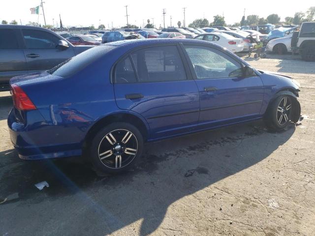 1HGES16344L004940 - 2004 HONDA CIVIC DX VP أزرق صورة 3