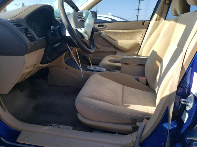 1HGES16344L004940 - 2004 HONDA CIVIC DX VP أزرق صورة 7