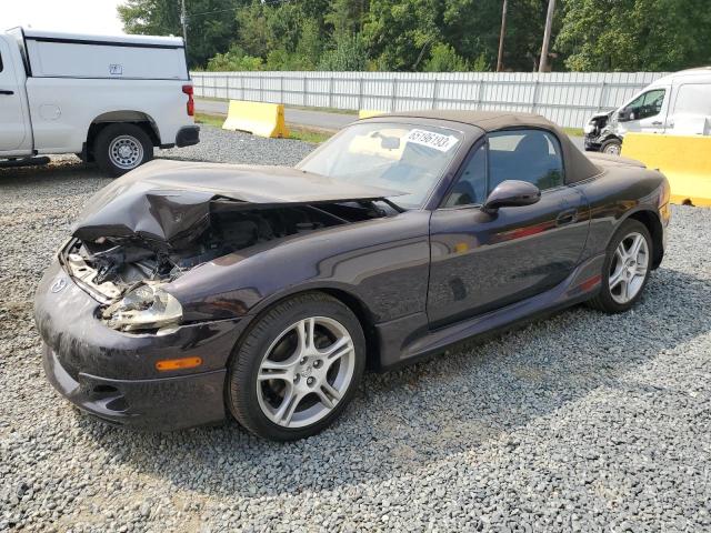 JM1NB353850411383 - 2005 MAZDA MX-5 MIATA BASE BLACK photo 1