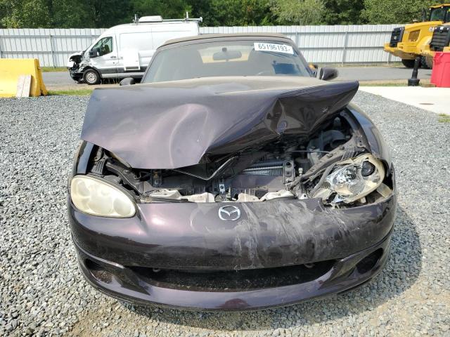 JM1NB353850411383 - 2005 MAZDA MX-5 MIATA BASE BLACK photo 5