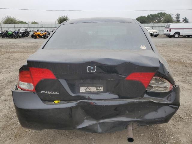 1HGFA16888L088897 - 2008 HONDA CIVIC EX BLACK photo 6