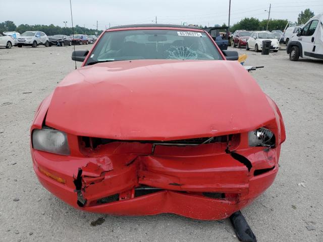 1ZVHT84N395118622 - 2009 FORD MUSTANG RED photo 5