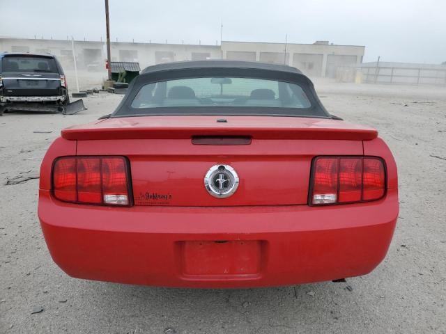 1ZVHT84N395118622 - 2009 FORD MUSTANG RED photo 6