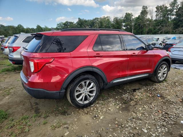 1FMSK8DH3NGA70216 - 2022 FORD EXPLORER XLT Czerwony zdjęcie 3