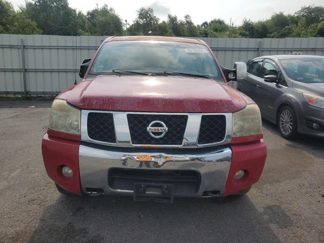 1N6BA07A47N228520 - 2007 NISSAN TITAN XE RED photo 5