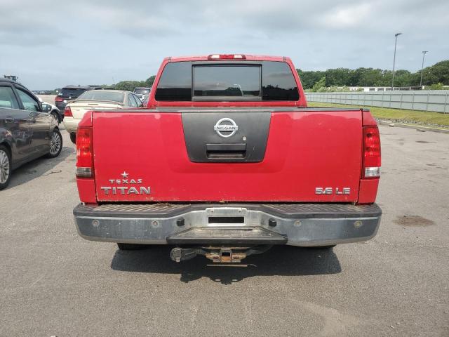 1N6BA07A47N228520 - 2007 NISSAN TITAN XE RED photo 6