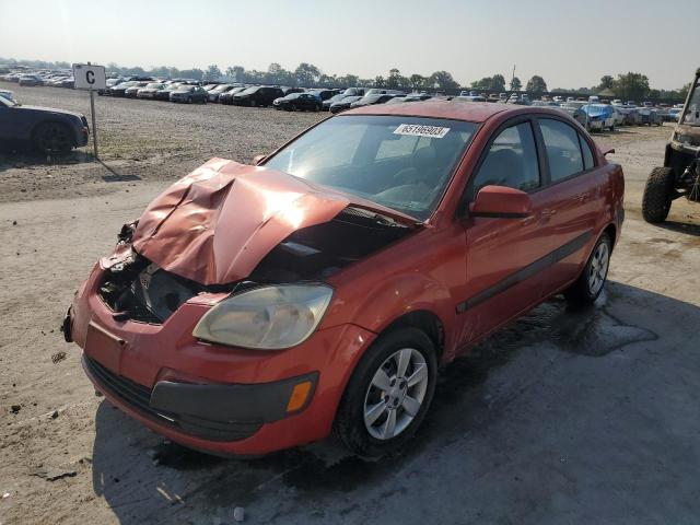 KNADE123176250884 - 2007 KIA RIO BASE RED photo 1