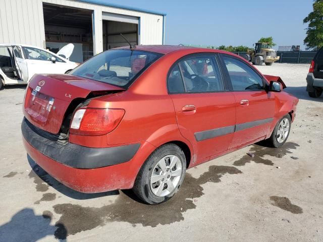 KNADE123176250884 - 2007 KIA RIO BASE RED photo 3